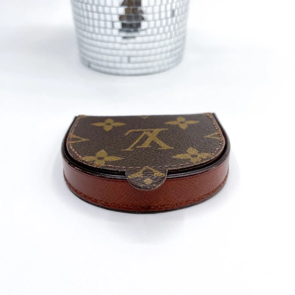 Louis‎ Vuitton Monogram Porte Monnaie Cuvette Coin Purse Pouch Wallet Authentic - Picture 3 of 13